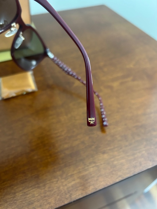 Red MCM Sunglasses ? in Padded Leather Carry Pouch? main image 6